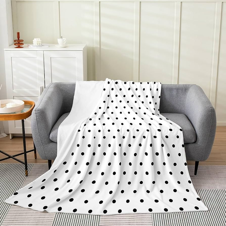 Feelyou Polka Dots Design Bed Blanket 50" x60 Boys Girls Kids Ultra Soft | Amazon (US)