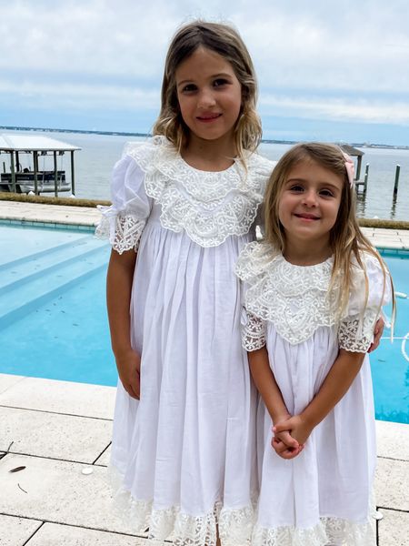 Fancy white dresses from @petitemaisonkids they would make pretty flower girl dresses too 

#LTKkids #LTKwedding