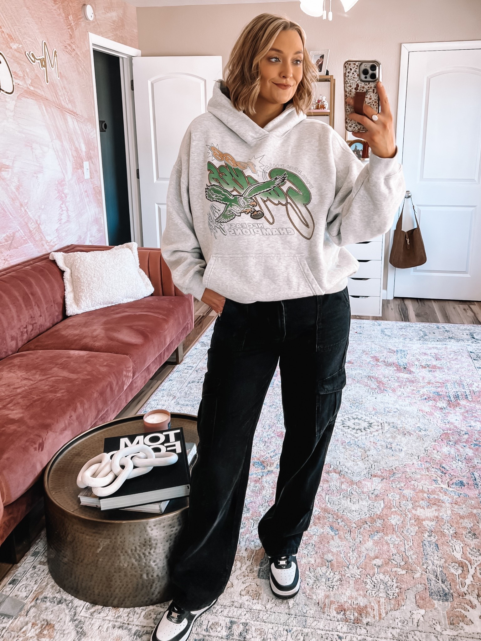 Todays cute OOTD 🫶🏻

Sizing:
Hoodie-XL (men’s)
Pants- L w/ 34 inch inseam
These come in a ton of lengths! 26-34! 


#LTKMidsize #LTKSaleAlert #LTKStyleTip