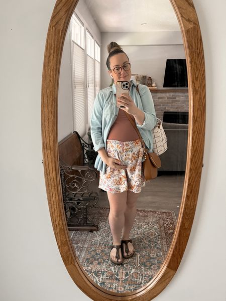 Lots of people say they don’t like being pregnant during the summer but I love it. This is my third pregnancy with a summer baby and I’m loving the outfits I’m putting together. 31 weeks pregnant outfit inspo for midsize Mom’s. 

#LTKbump #LTKcurves #LTKSeasonal