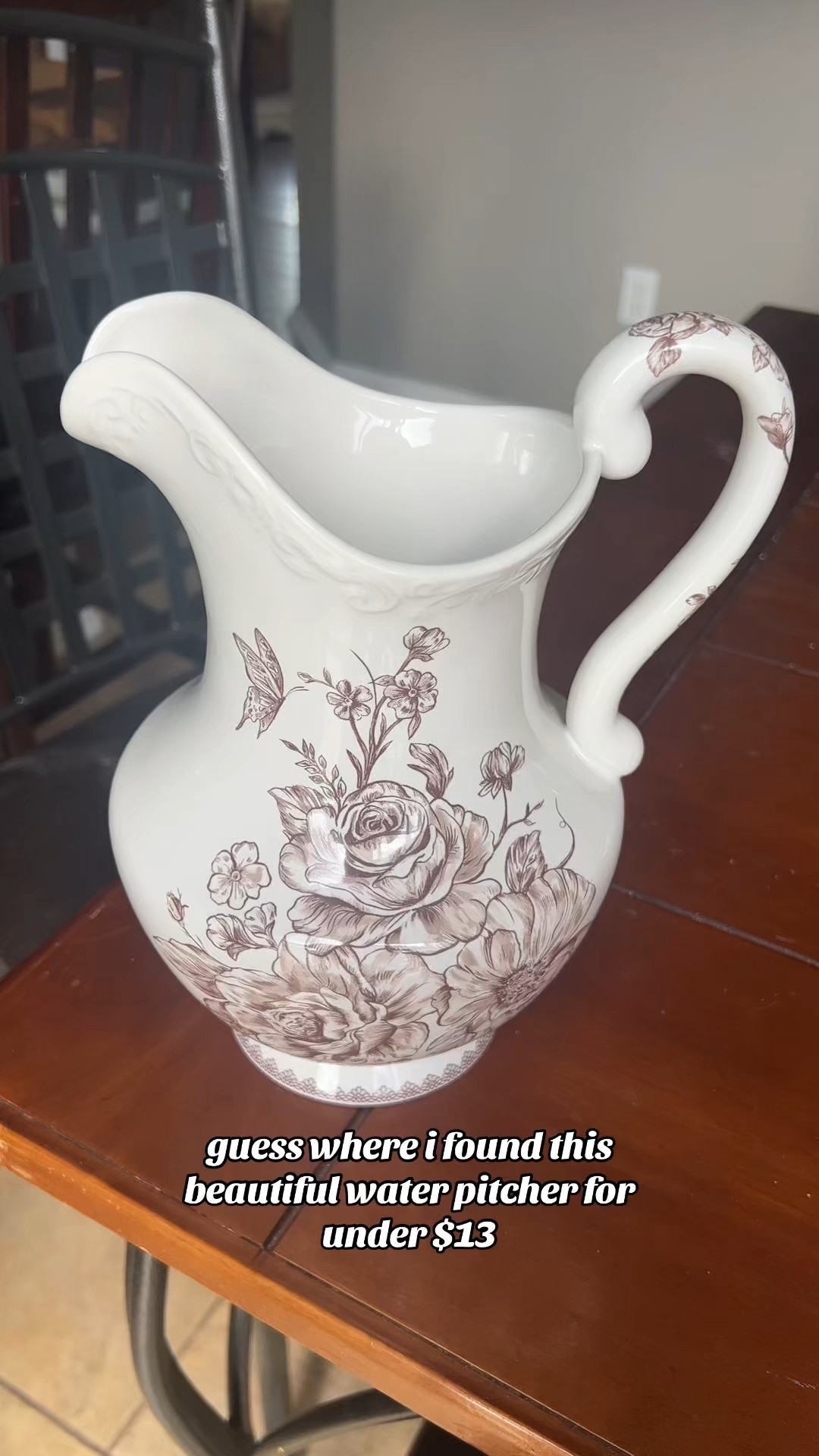 Perfect Antique looking water pitcherr

#LTKHome #LTKSaleAlert #LTKHoliday