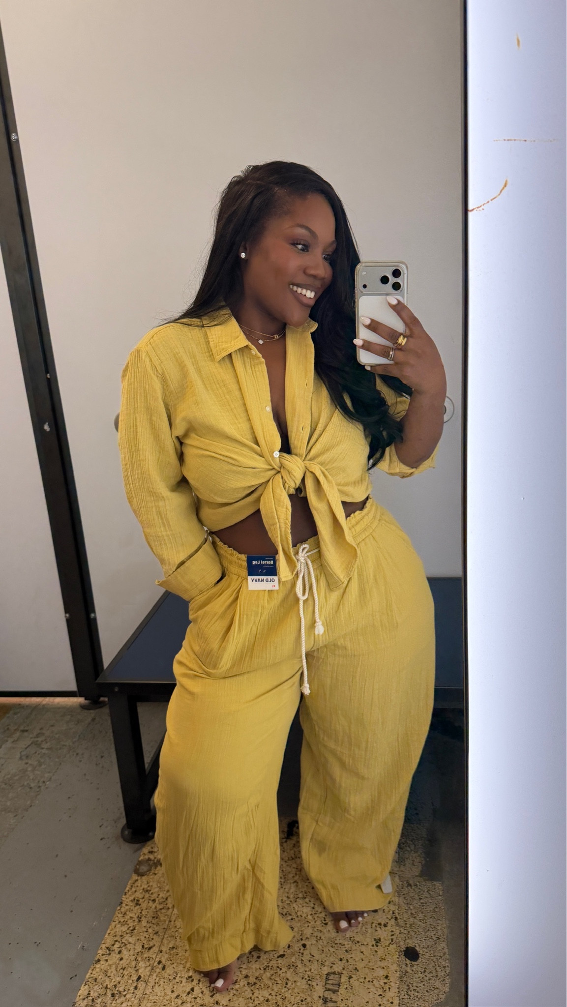 Such a cute set for a date night on vacation 💛

Set is under $50 at Old Navy! ✨

Top: L
Bottoms: XL 

#LTKPetite #LTKMidsize #LTKSaleAlert