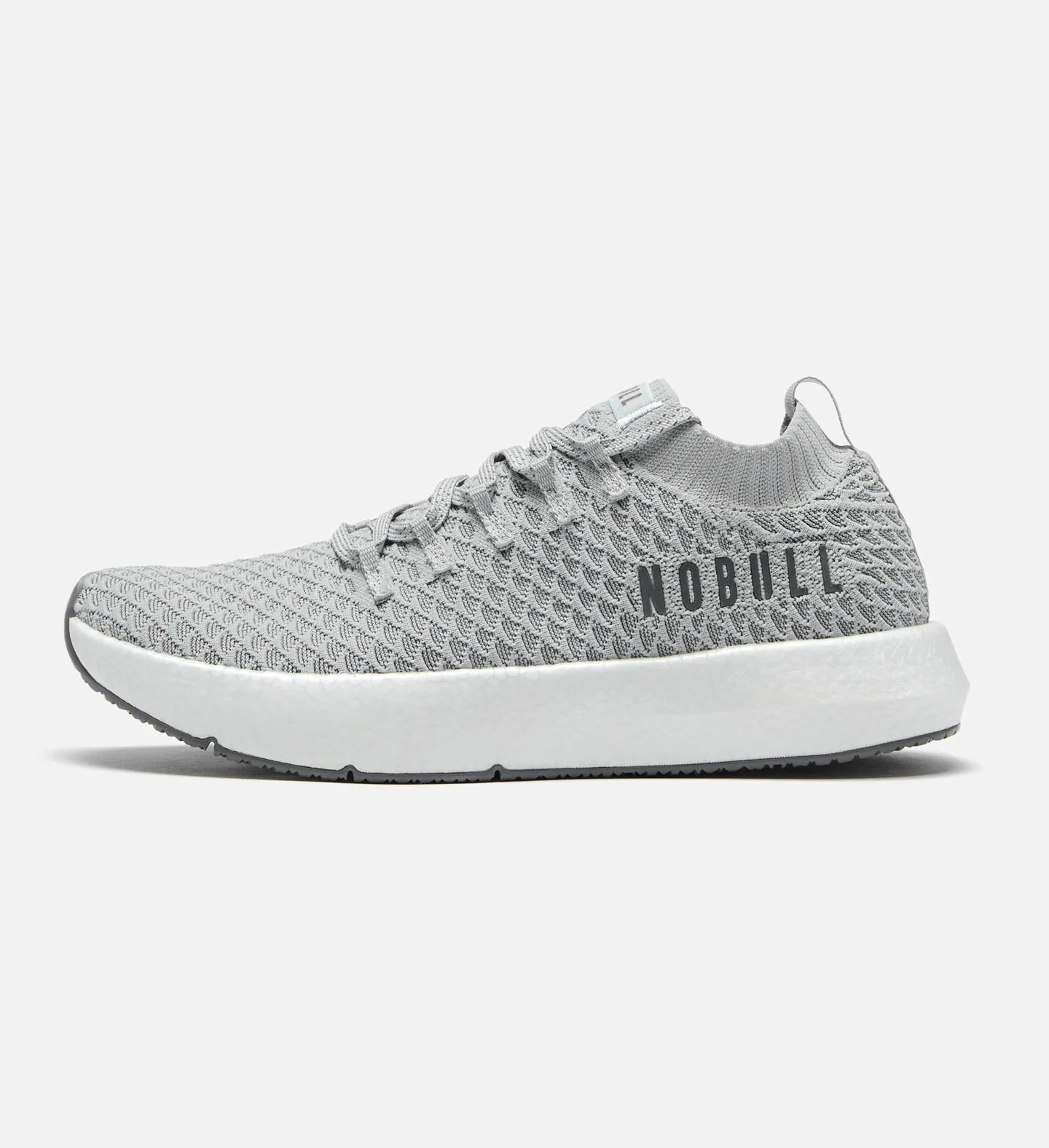 Men's Arctic Grey Drive Knit Shoes | NOBULL | NOBULL