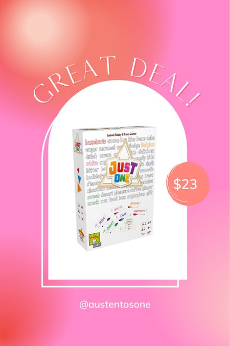 Save on this super fun game from Amazon this prime day! It’s really easy to learn (not too many rules) and great to play with a group  

#LTKsalealert #LTKxPrimeDay #LTKFind