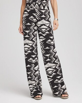 Travelers™ Crinkled Knit Wide-Leg Pants | Chico's