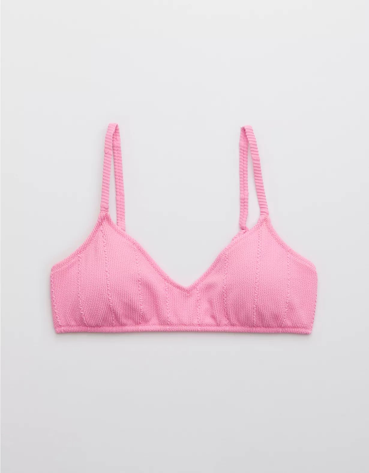 Aerie Crinkle V Scoop Bikini Top | American Eagle Outfitters (US & CA)