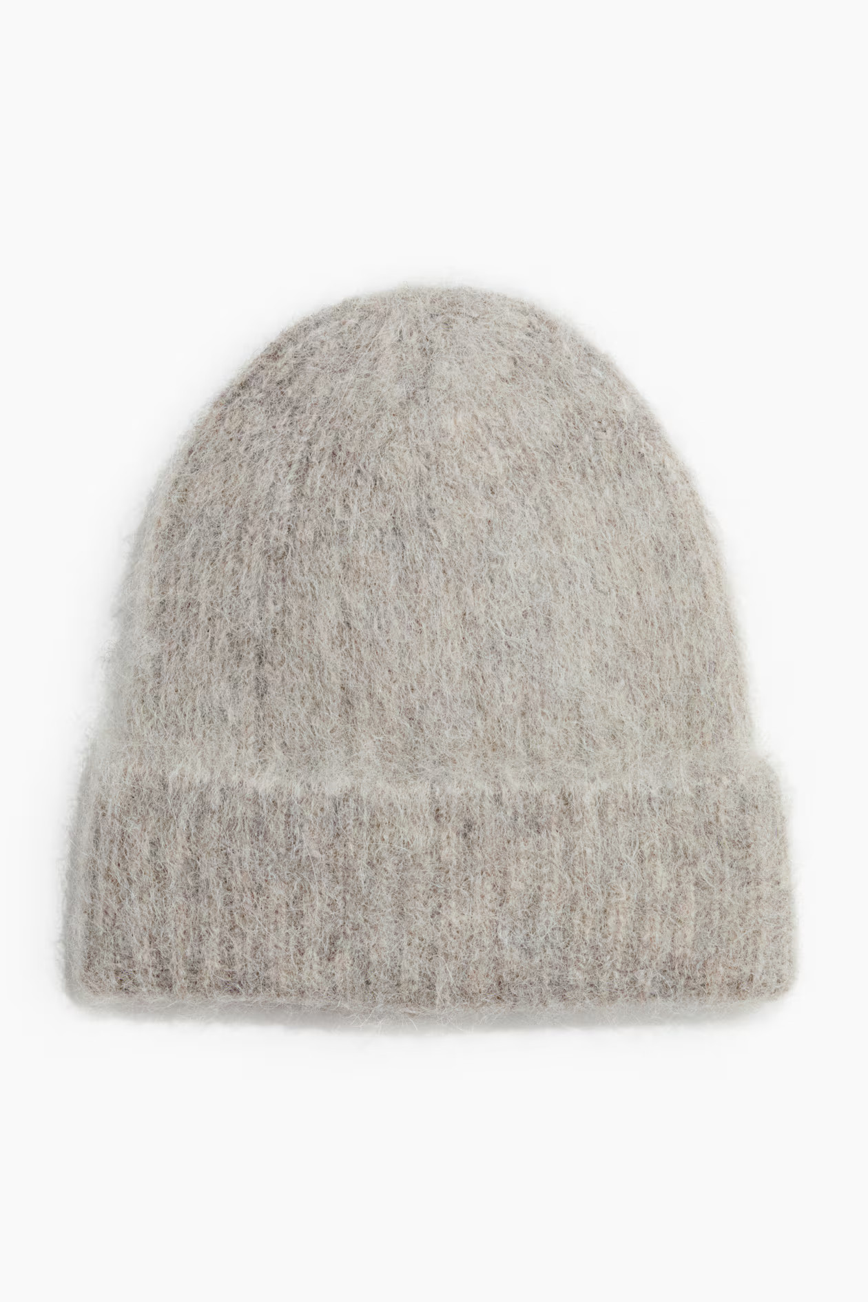 Gerippte Beanie aus Alpakamix - Graumeliert - Ladies | H&M AT | H&M (DE, AT, CH, NL, FI)