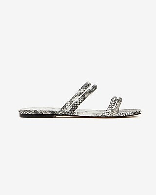Double Strap Slide Sandals | Express