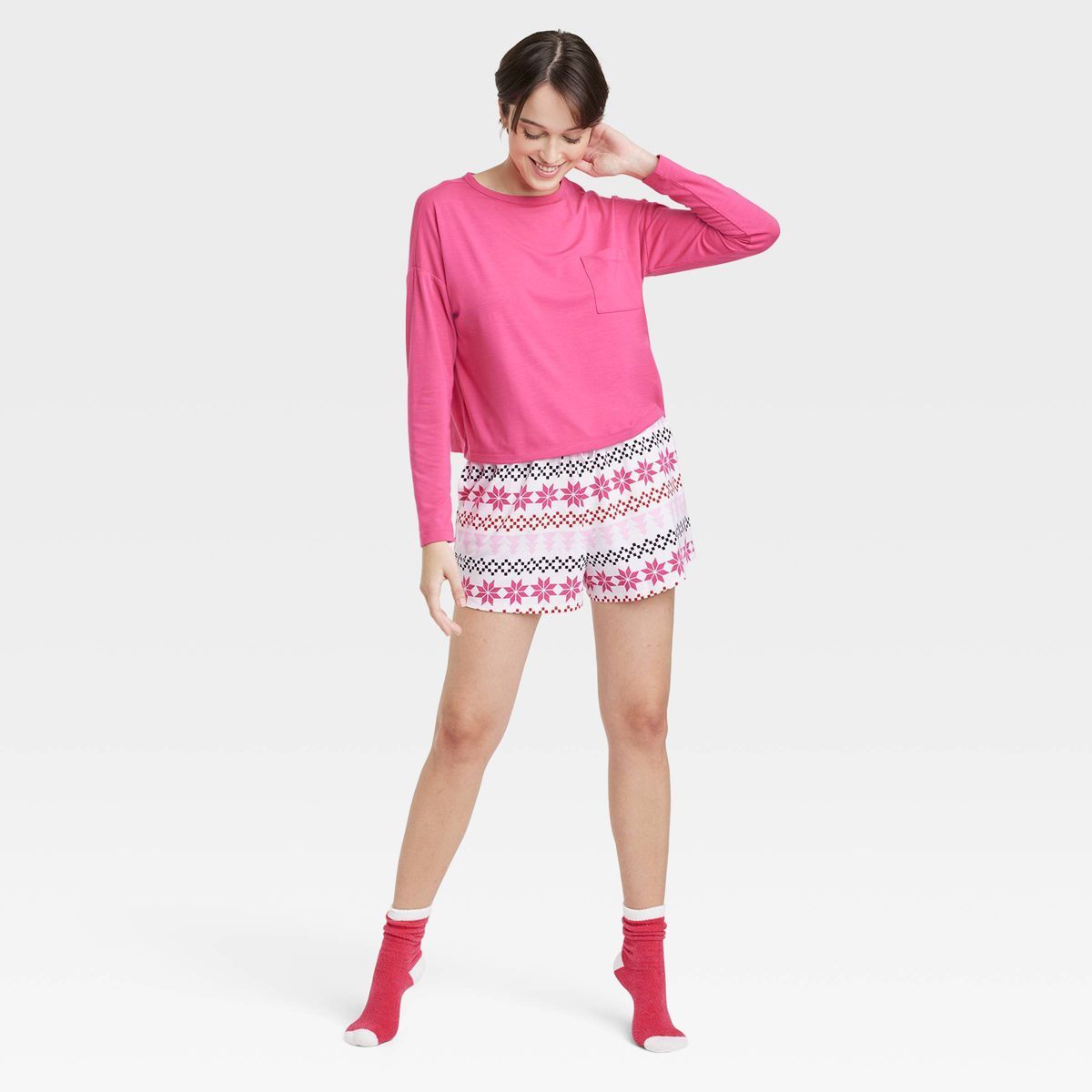 Women's 3pc Socks and Pajama Set - Colsie™ | Target