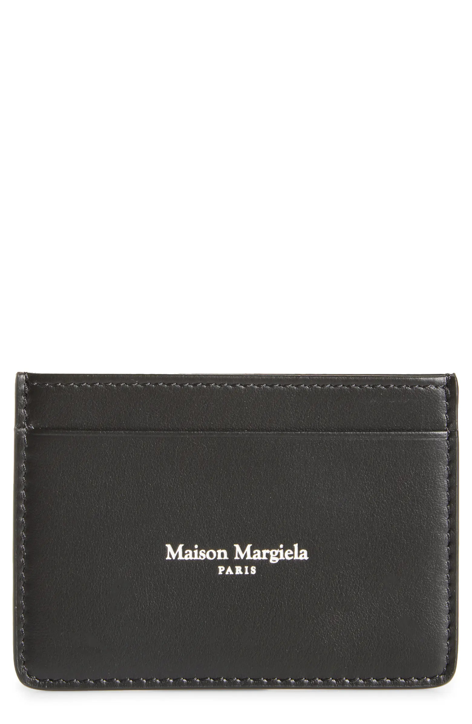 Maison Margiela Slim Leather Card Case | Nordstrom | Nordstrom