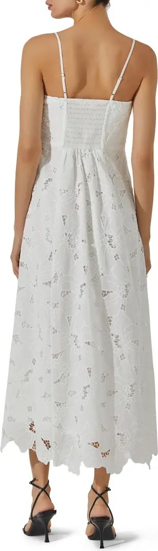 Floral Lace Midi Dress | Nordstrom