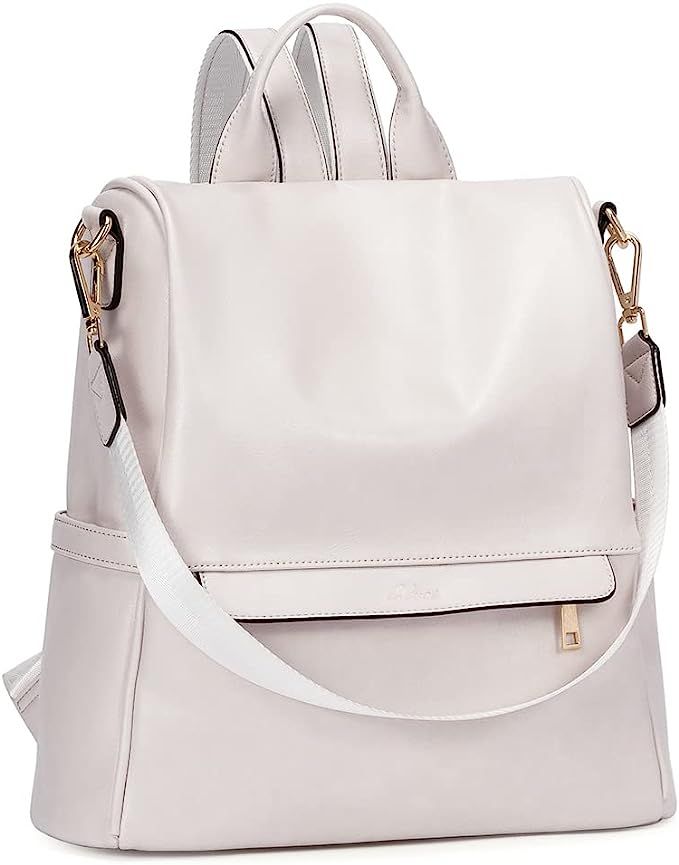 CLUCI Womens Backpack Purse Leather Fashion Large Travel Ladies Designer Anti-theft Bookbag Purse | Amazon (US)
