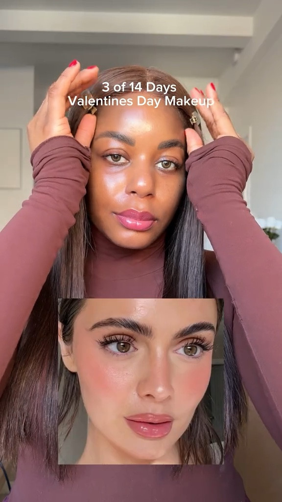 Day 3 of sharing Valentine’s Day makeup ideas for the upcoming holiday! Today is this gorgeous and glowy clean girl scandi makeup with the sweetest pops of pink. Using glow recipe, Gucci beauty, glossier, rare beauty, Milani and more! … For more links to tabitha stretch belt, women’s airy sleek deep zip pullover sweatshirt, swiftly tech long-sleeve shirt, satchel bags, calf hair shoes, nighttime routine, winter denim, toasty blush, date night outfits, valentines outfit women, follow me on LTK! ✨

#LTKBeauty #LTKselfcare #LTKgrwm