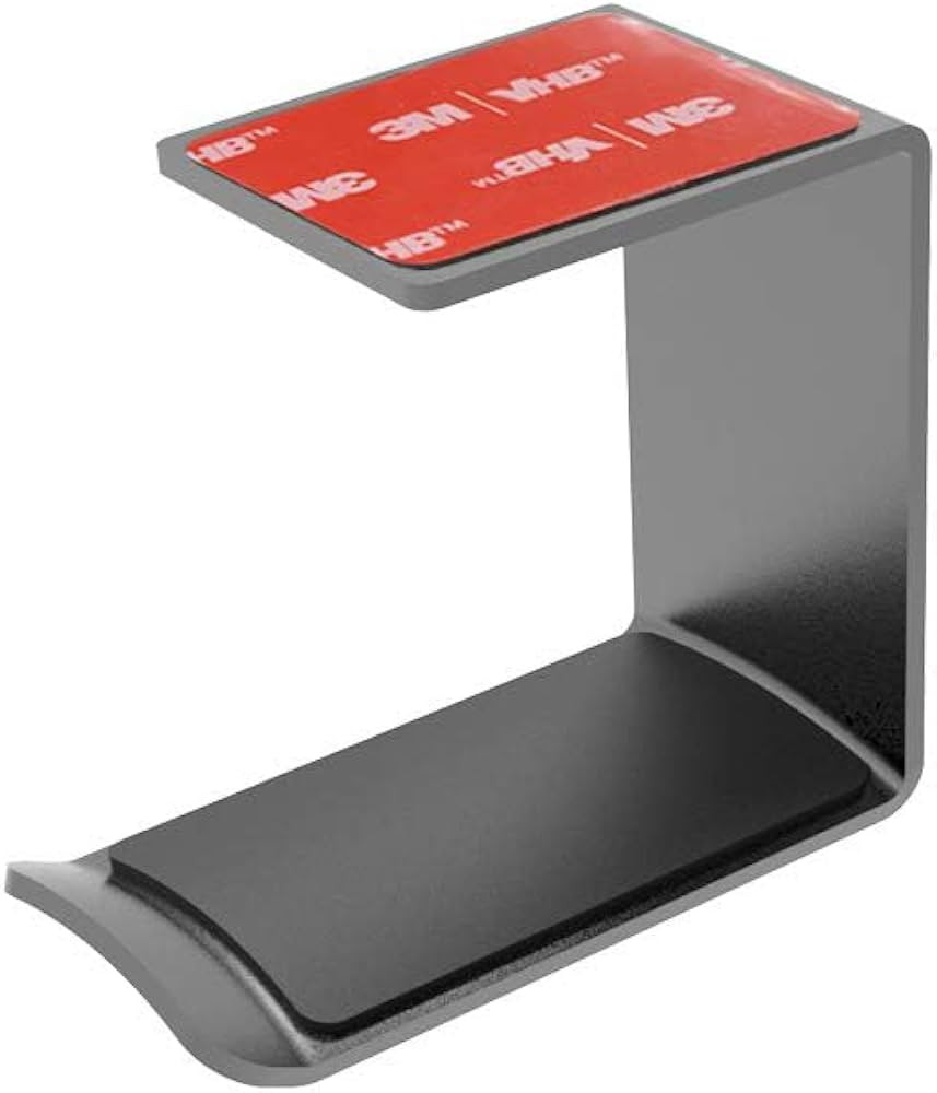 Headphone Stand Hanger,Headset Holder Mount,Aluminum Hook with Strong Adhesive Tape for Headphone... | Amazon (US)