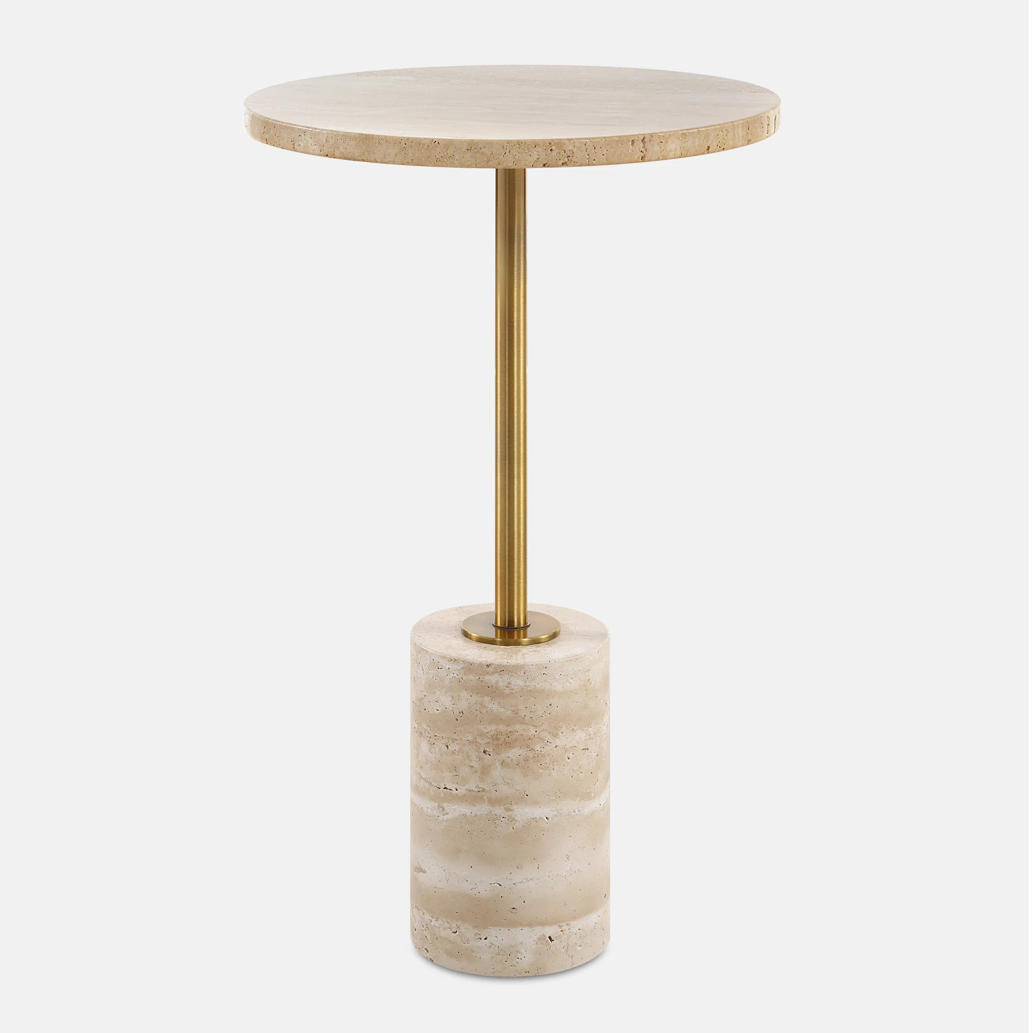 Eatontown Travertine Accent Table | Wayfair North America