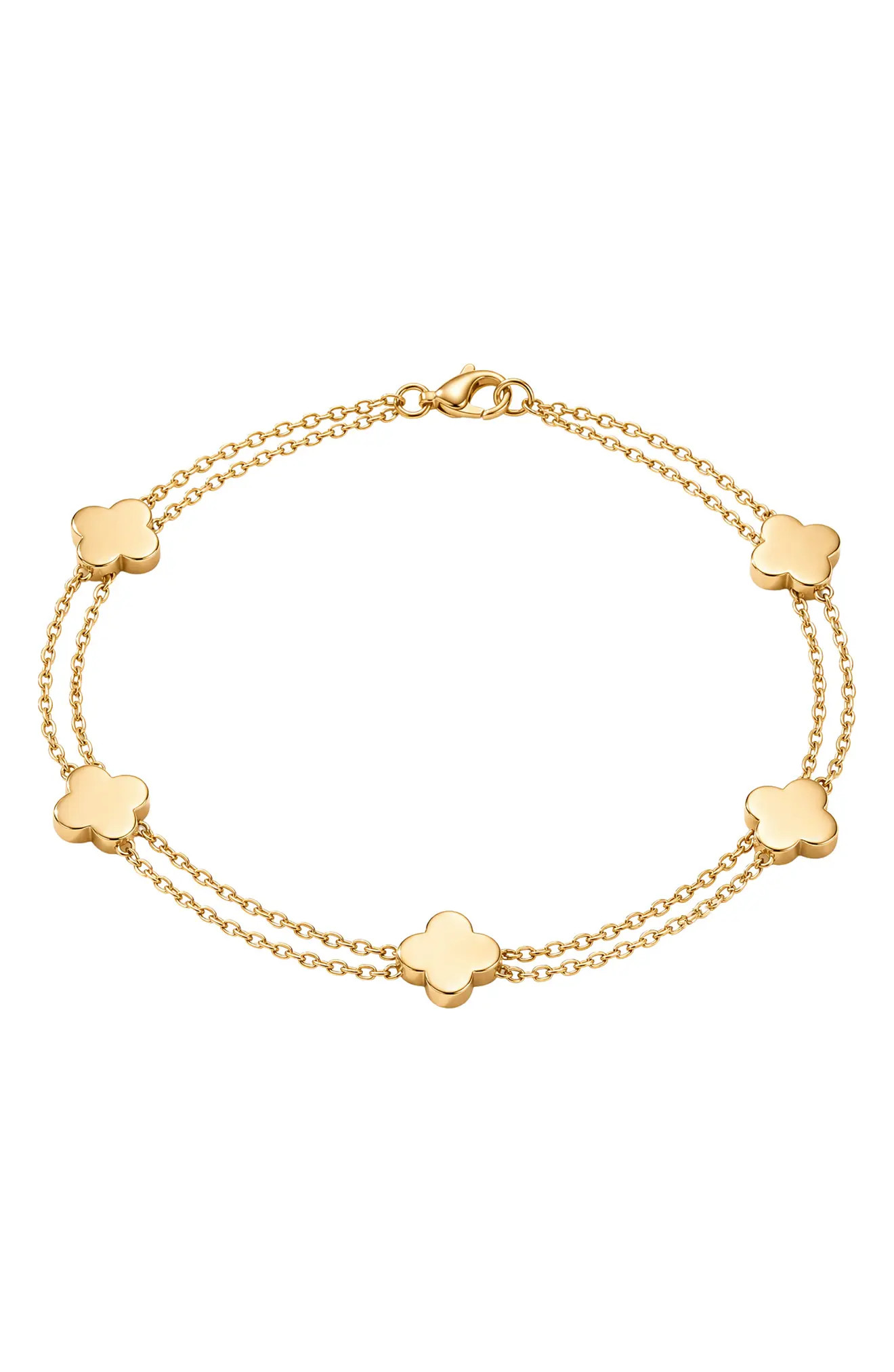 Clover Layered Anklet (Women) | Nordstrom | Nordstrom