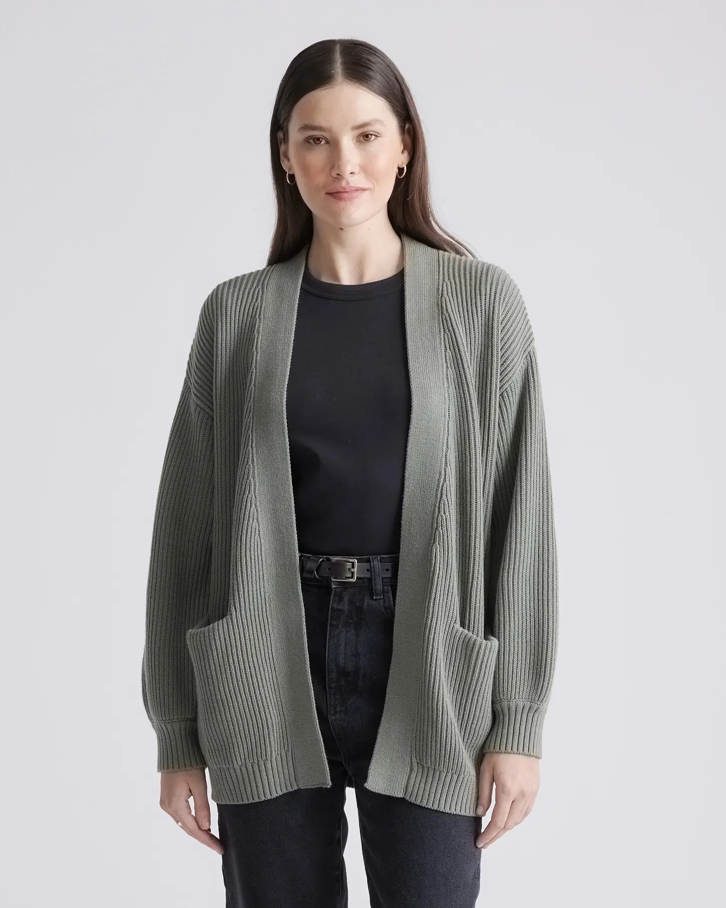 100% Organic Cotton Oversized Cardigan | Quince