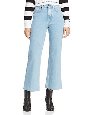 rag & bone/Jean Justine Wide-Leg Ankle Jeans in Broken Nelly | Bloomingdale's (US)
