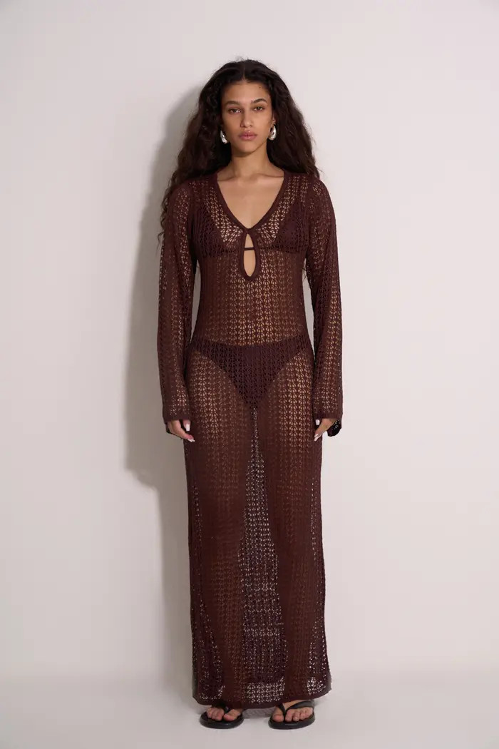 Flora Crocheted Beach Dress Cover-Up | Nordstrom