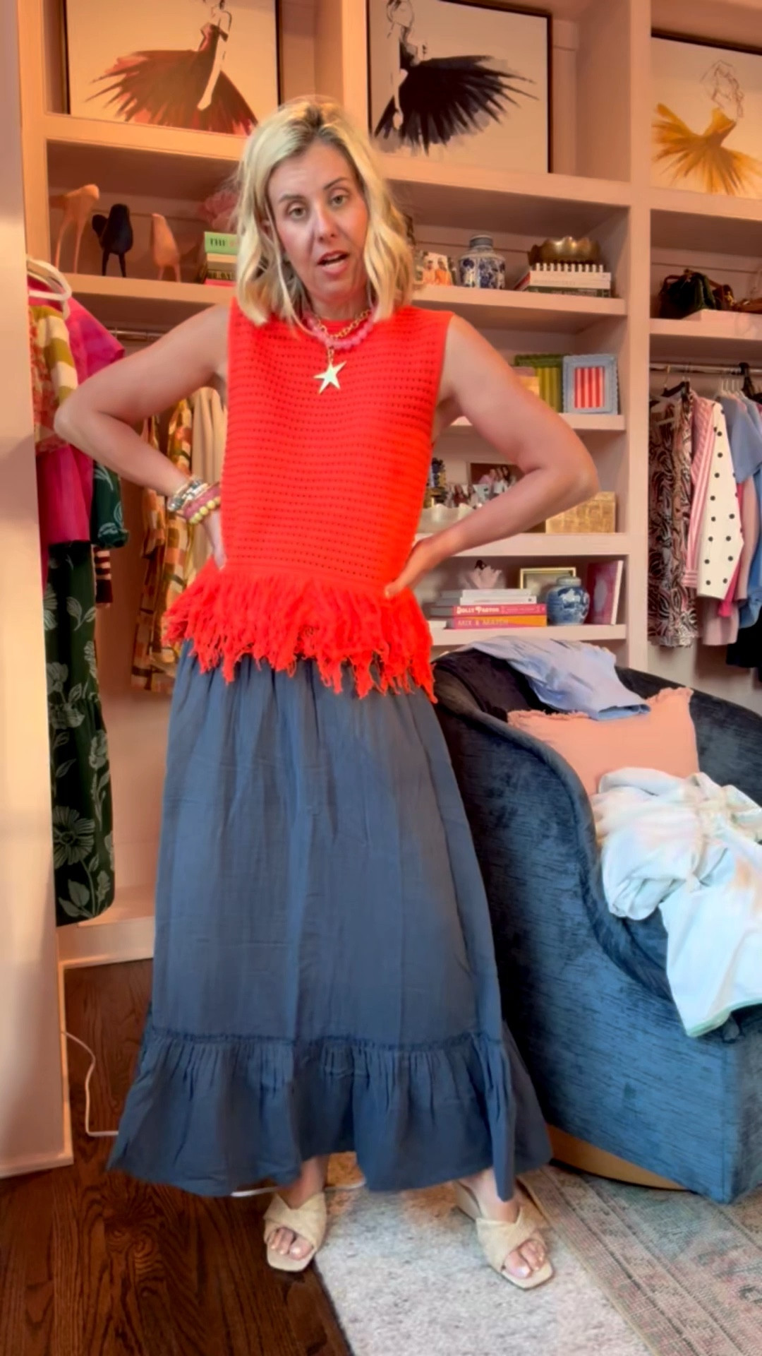 I love putting outfits from my own closet together. I have this top in white from the zon and it’s super cute. Quince skirt for the win! 
Top - small
Skirt - xs
Shoes - 8 tts 

#LTKmomlife #LTKdayinmylife #LTKOver40