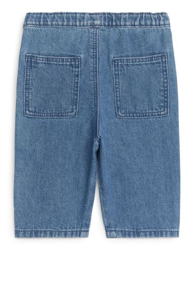 Soft Denim Trousers | H&M (UK, MY, IN, SG, PH, TW, HK)