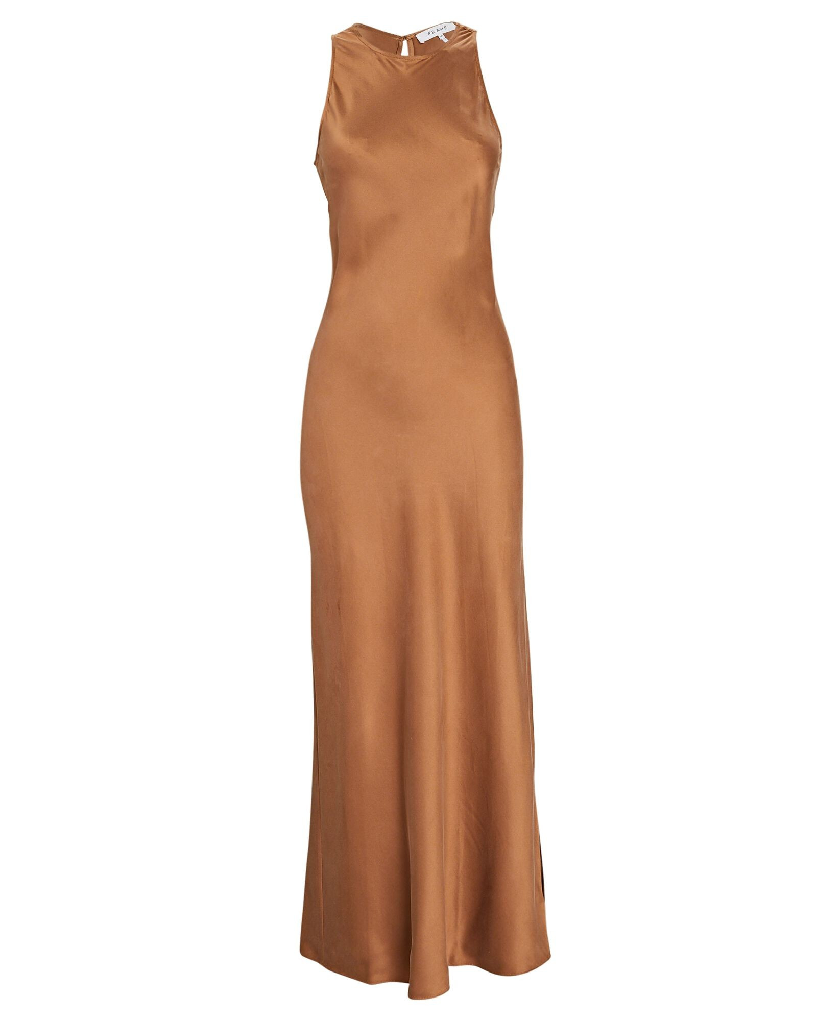 Silk Racerback Maxi Tank Dress | INTERMIX