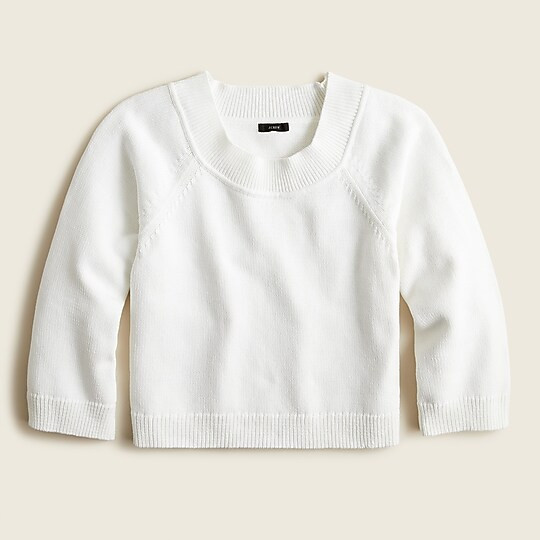 Relaxed-sleeve boatneck beach sweater | J. Crew US