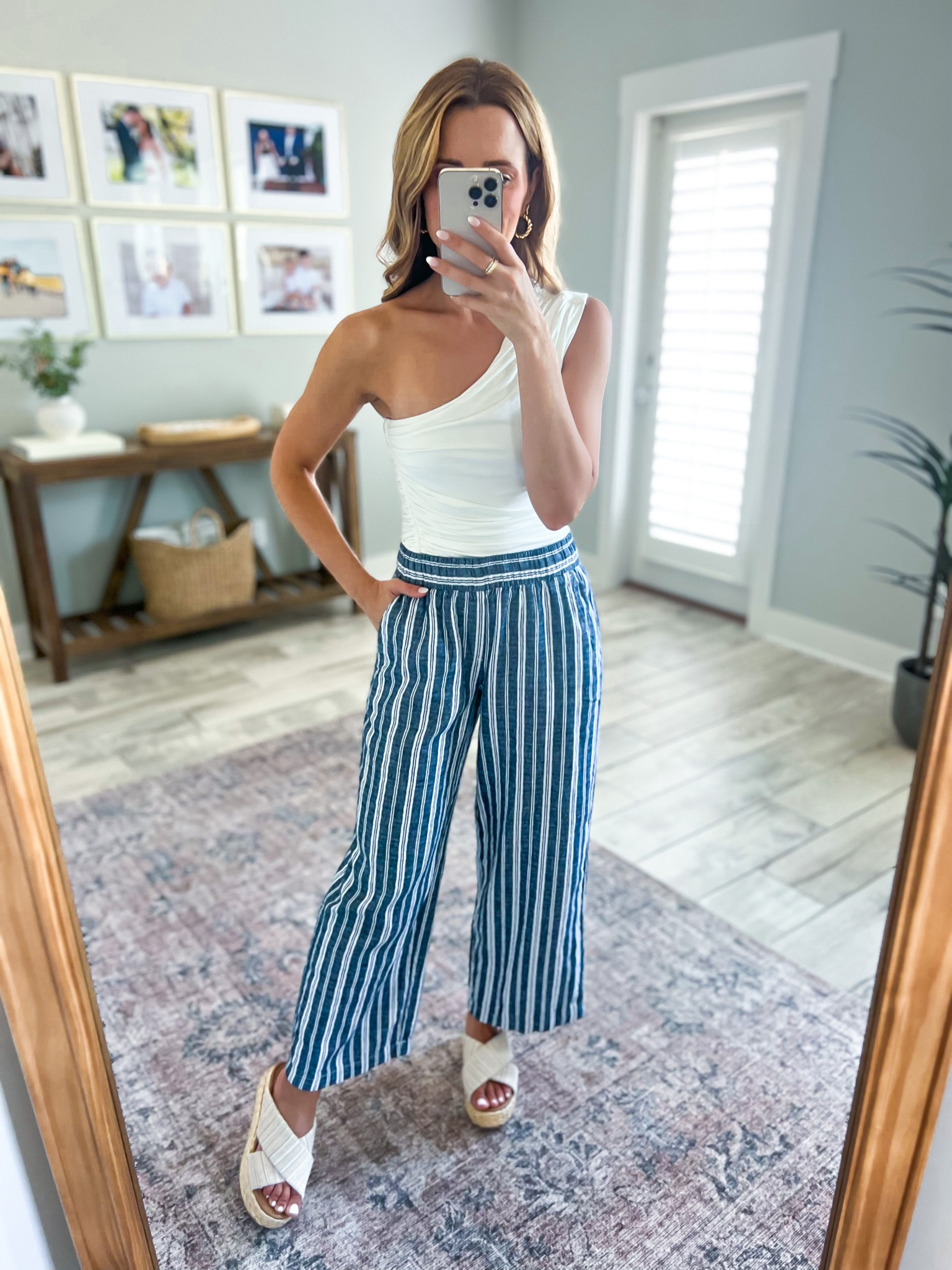 Old Navy linen pants (XSP). Old Navy one-shoulder top (XSP). Resort wear. Vacation outfit. Spring outfit. Summer outfit. Charleston outfit. Cruise outfit. @oldnavy #ad #oldnavy #oldnavystyle #iykyk

#LTKunder50 #LTKstyletip #LTKtravel