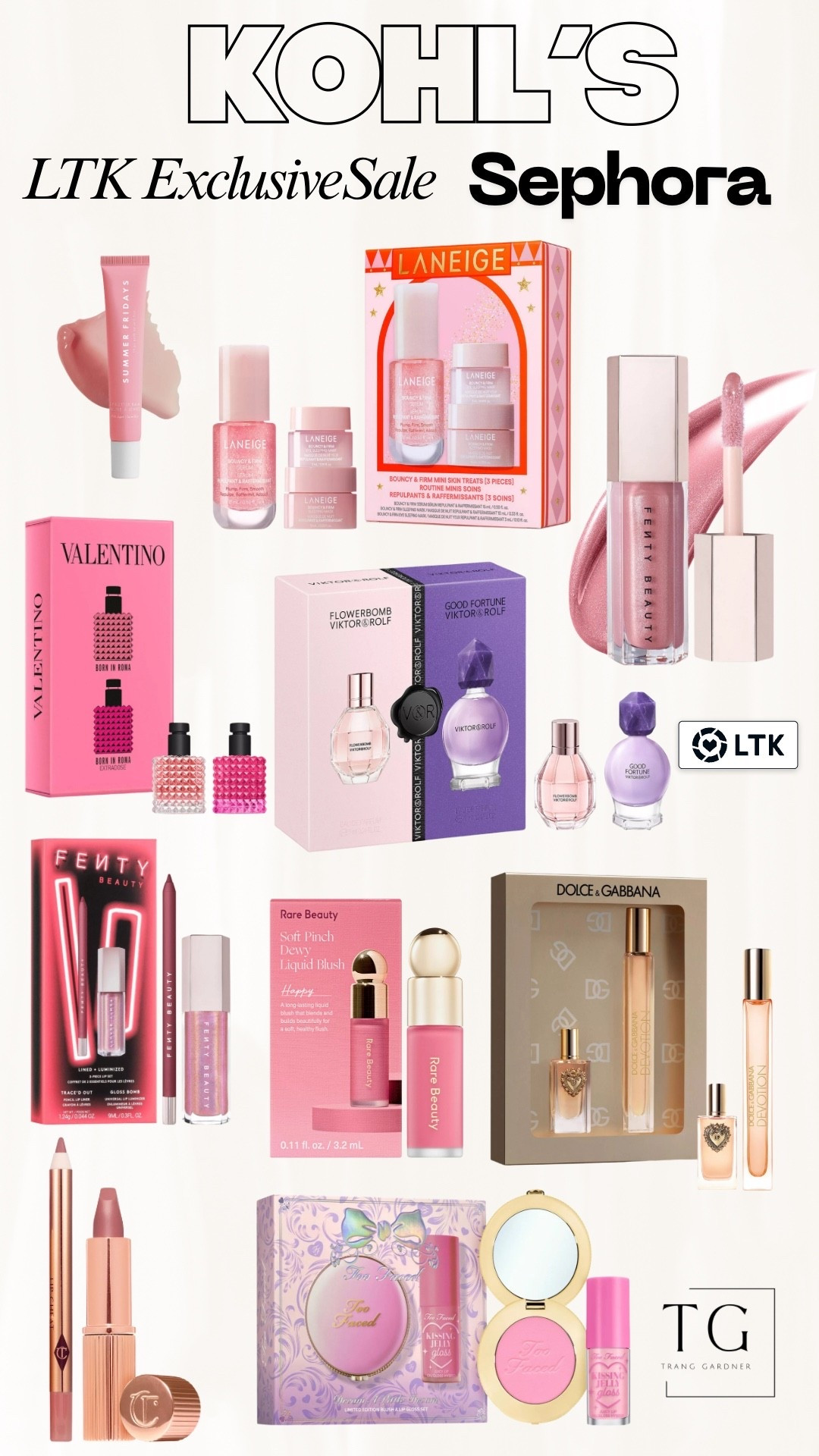 Beauty faves, perfumes, mist, lip gloss, lipsticks, blushes 

#LTKGiftGuide #LTKBeauty #LTKHoliday