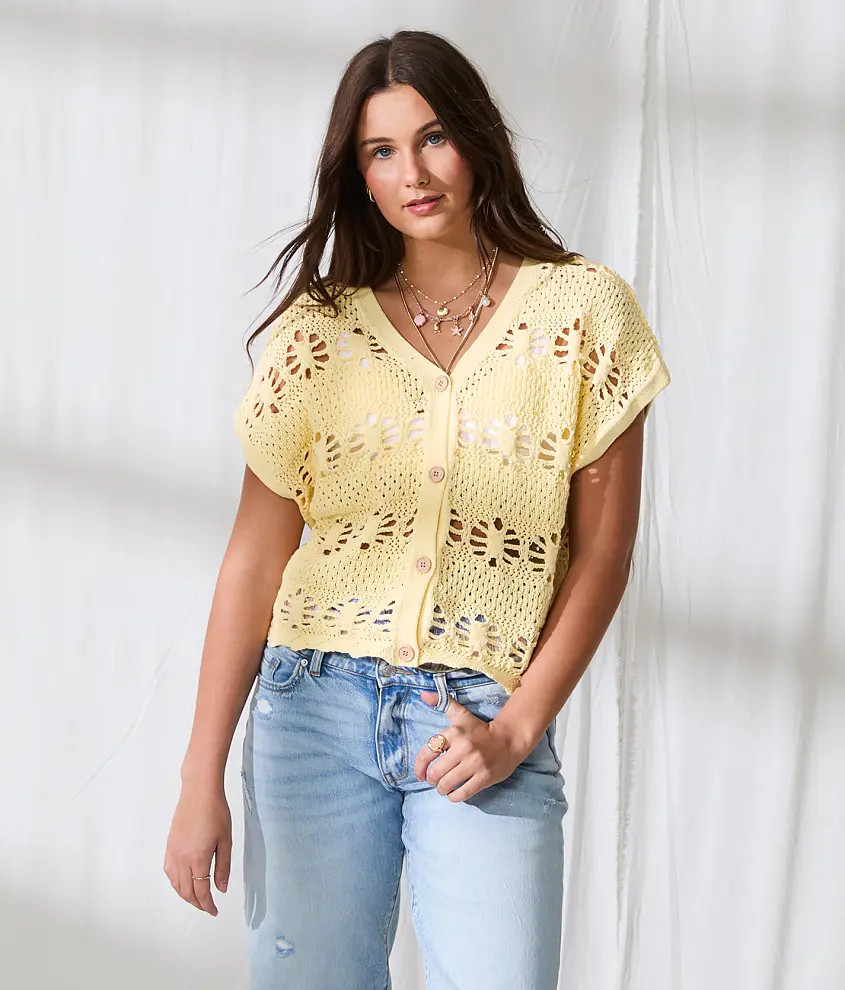 Two Way Cardigan Sweater | Buckle