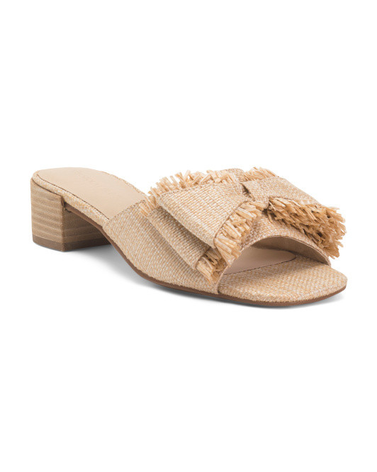 Chip Raffia Sandals | TJ Maxx