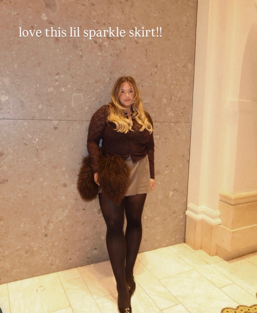 My favorite outfits of 2025 - love this lil sparkle skirt! ✨

#LTKMidsize #LTKHoliday #LTKootd