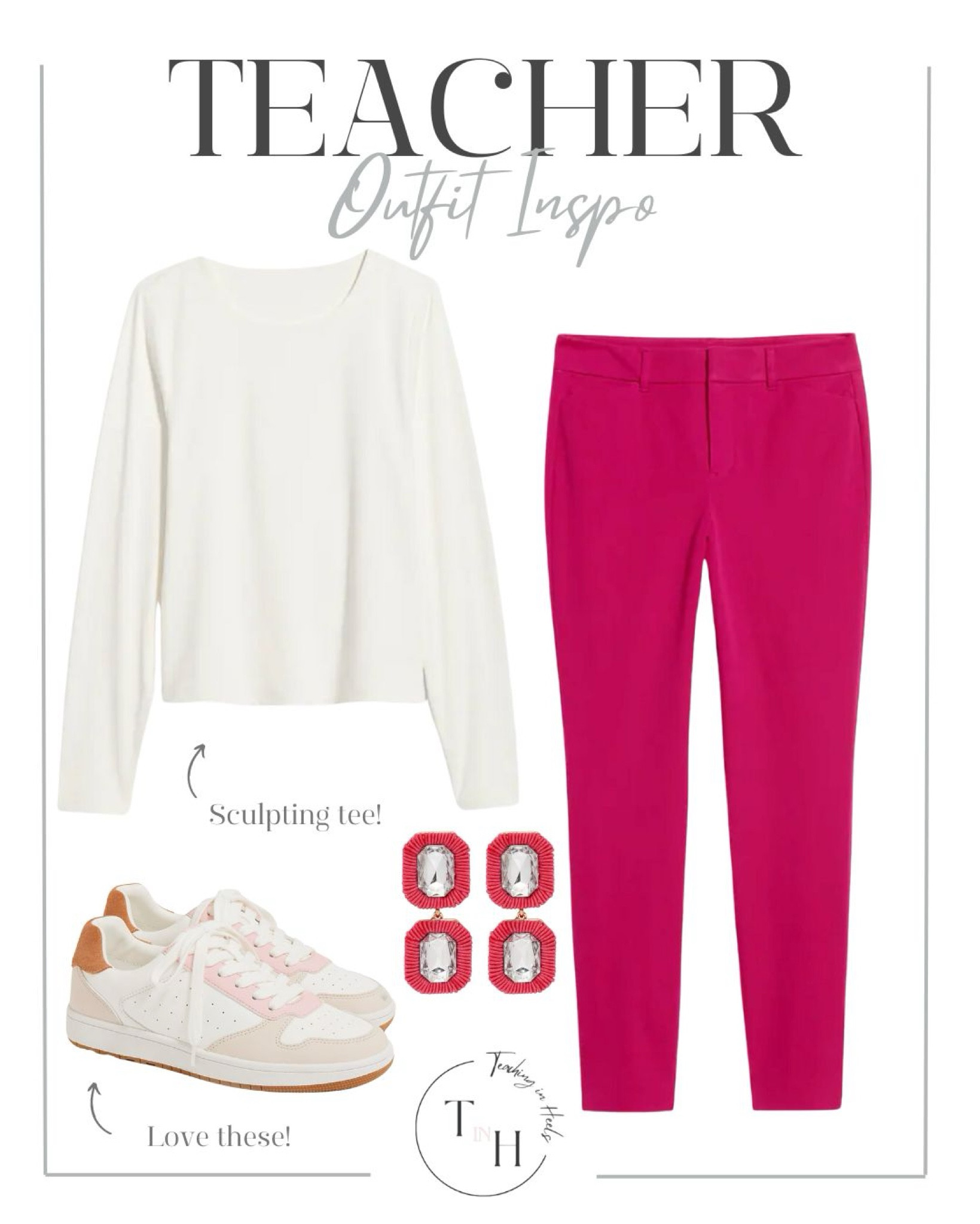 High waisted ankle pants  long sleeve double layer shirt  block heel  emerald cut earrings  teacher outfit  teacher style  teacher work style workwear  business casual  business office outfit  teacher ootd  teacherfit  ootd trendteacher  teacher outfits  teacher ootd  teacher outfit ideas  


#LTKSeasonal #LTKstyletip #LTKfindsunder50