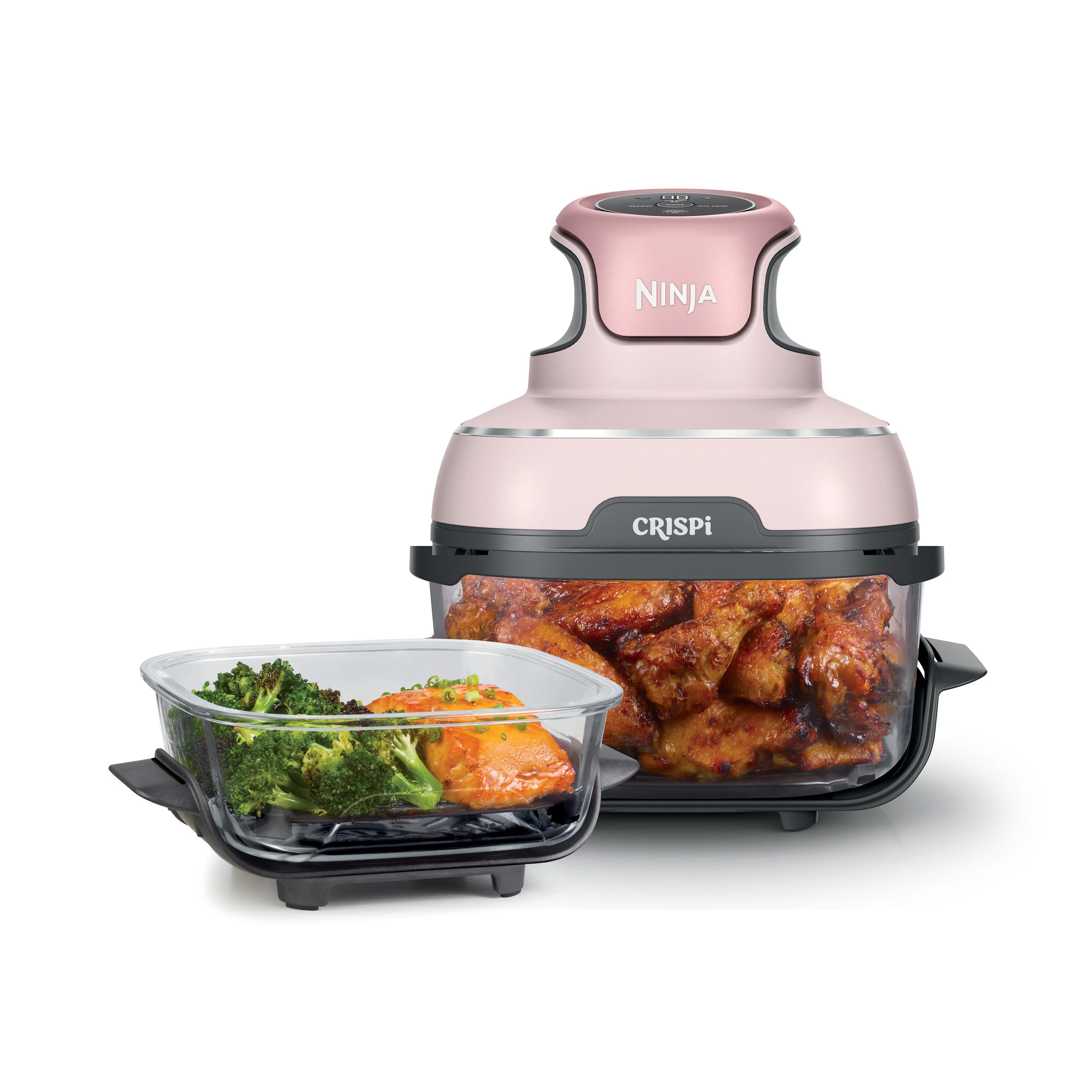 Ninja Crispi 3-in-1 Glass Air Fryer, 4-Qt & 5-Cup Glass Containers with Lids, 3 Functions, Air Fr... | Walmart (US)