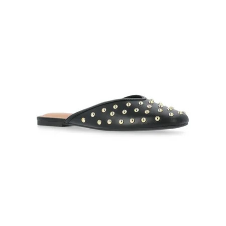 Time and Tru Women s Studded Mules | Walmart (US)