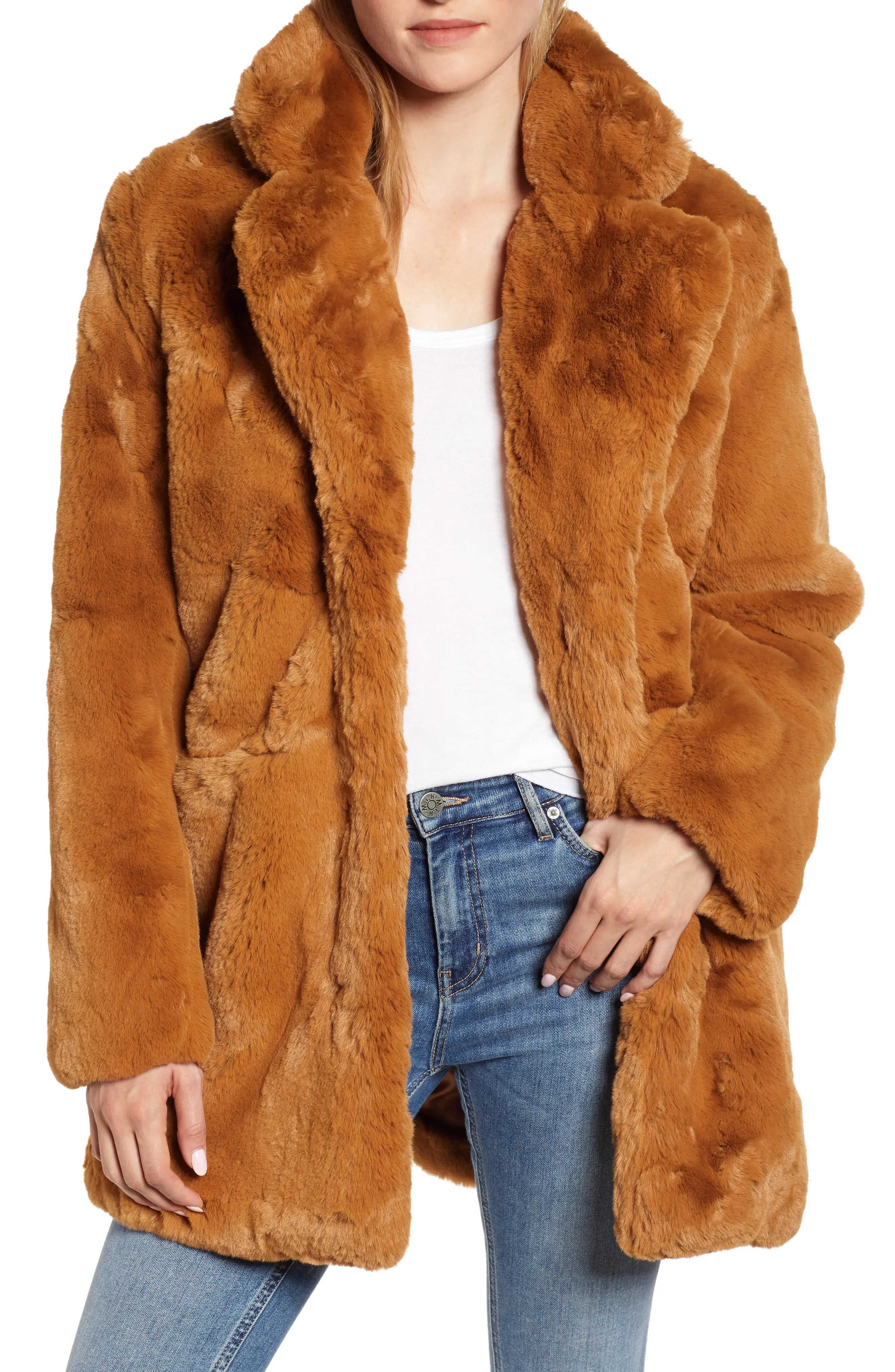 APPARIS Sophie Faux Fur Coat | Nordstrom
