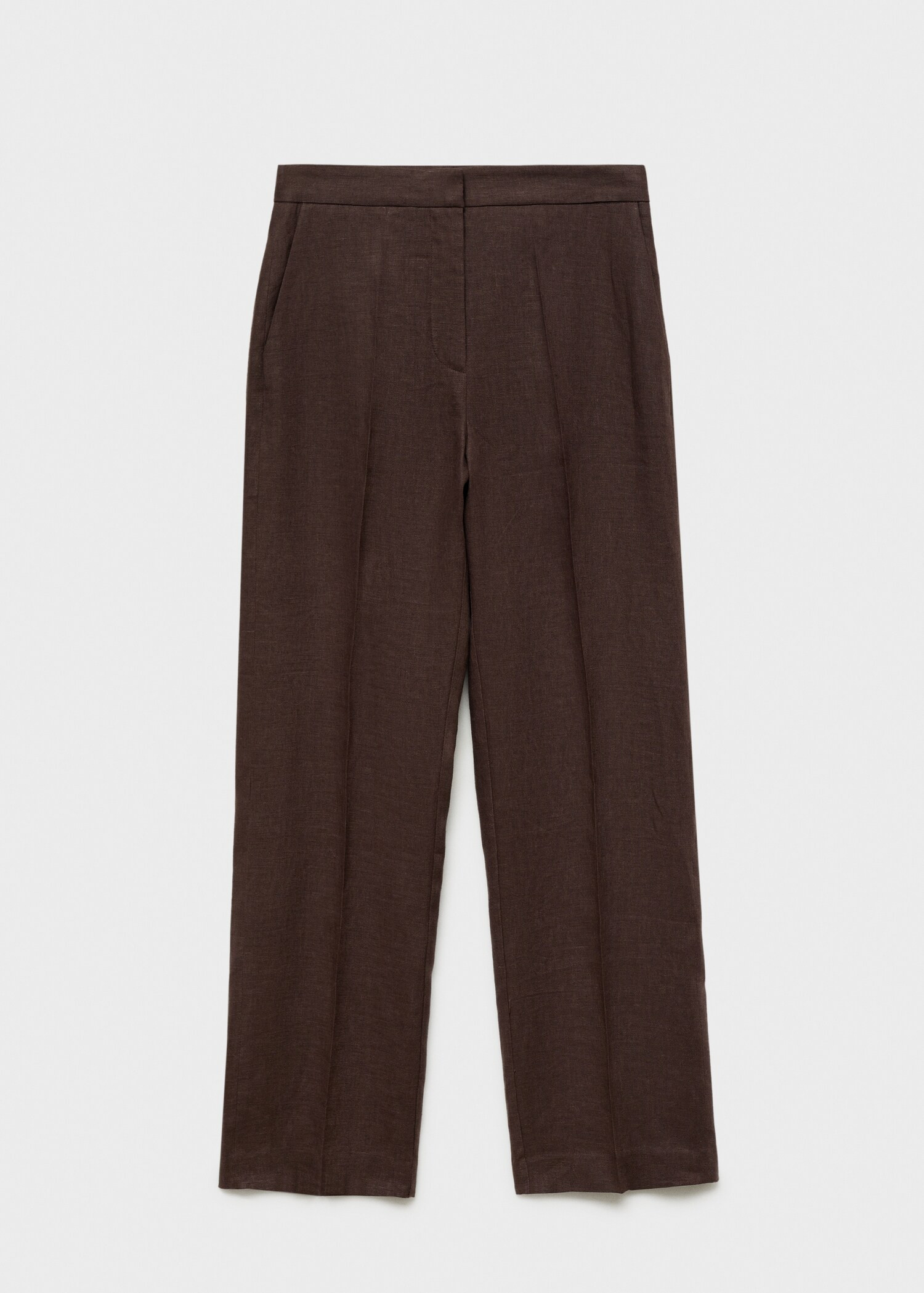 Straight-fit linen suit trousers - Women | MANGO United Kingdom | MANGO (UK)