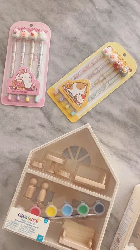This is such a fun tween activity!! My girls ✨love✨ collecting these super cute molang pencil toppers. I found these wooden houses (complete with furniture!) that are the perfect size for these little guys, and my girls had the best time painting and customizing them, and they turned out so cute! Such a fun summer craftivity.✨🏆💡

#LTKSeasonal #LTKKids #LTKParties