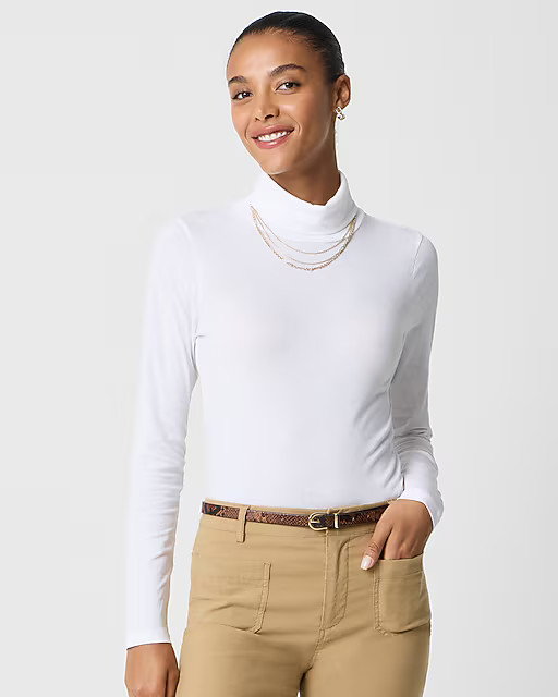 4.7Summary of 35 reviewsTissue turtleneckComparable value:$54.50Your price:$19.95 (63% off)Limite... | J.Crew Factory