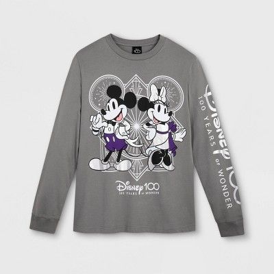 Adult Disney '100 Years of Wonder' Long Sleeve Graphic T-Shirt - Disney Store | Target