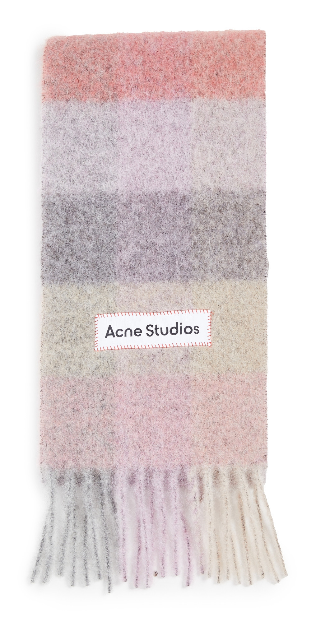 Acne Studios Checked Scarf Fuchsia/Lilac/Pink One Size | Shopbop