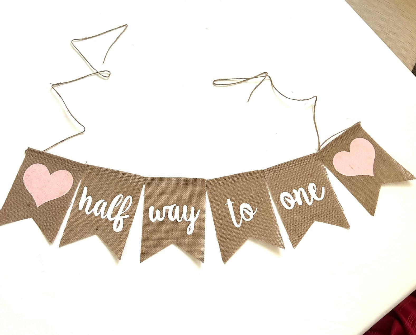 Half Way To One Banner - Half Birthday Banner, Its my 1/2 Birthday, Half Birthday Decorations, Bu... | Amazon (US)