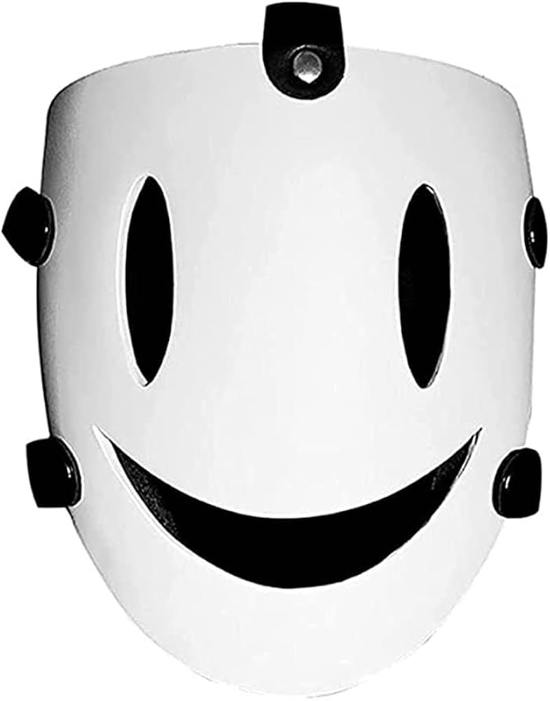 High-Rise Invasion Mask Tenku Shinpan White Smile Mask Halloween Cosplay Mask | Amazon (US)