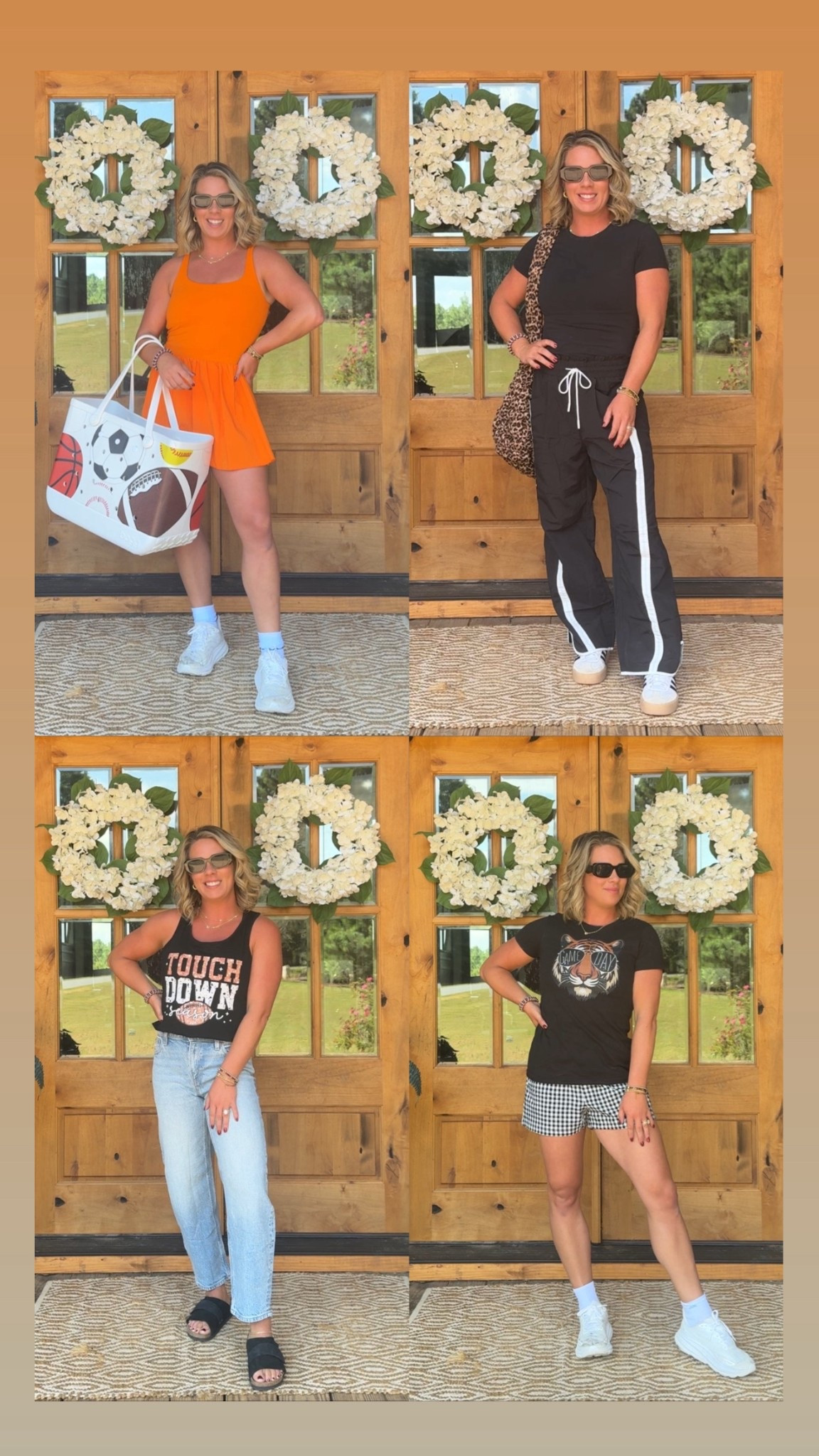 Game day looks. Look casual and cute on the sidelines 

Sports outfit, football mom outfit, soccer mom outfit, boxer shorts, track pants, barrel jeans 

#LTKStyleTip #LTKFindsUnder50 #LTKPetite