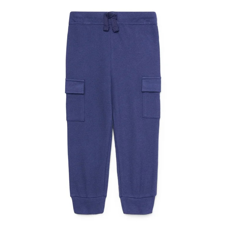 Garanimals Toddler Boys Thermal Cargo Jogger Sweatpants, Sizes 18M-5T - Walmart.com | Walmart (US)