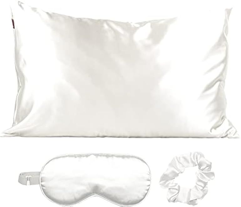 White Satin Sleep Set | Amazon (US)