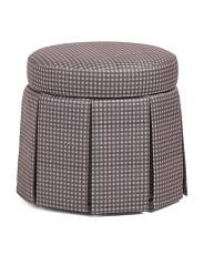 18x18 Plaid Swivel Storage Ottoman | Home | TJ Maxx | TJ Maxx