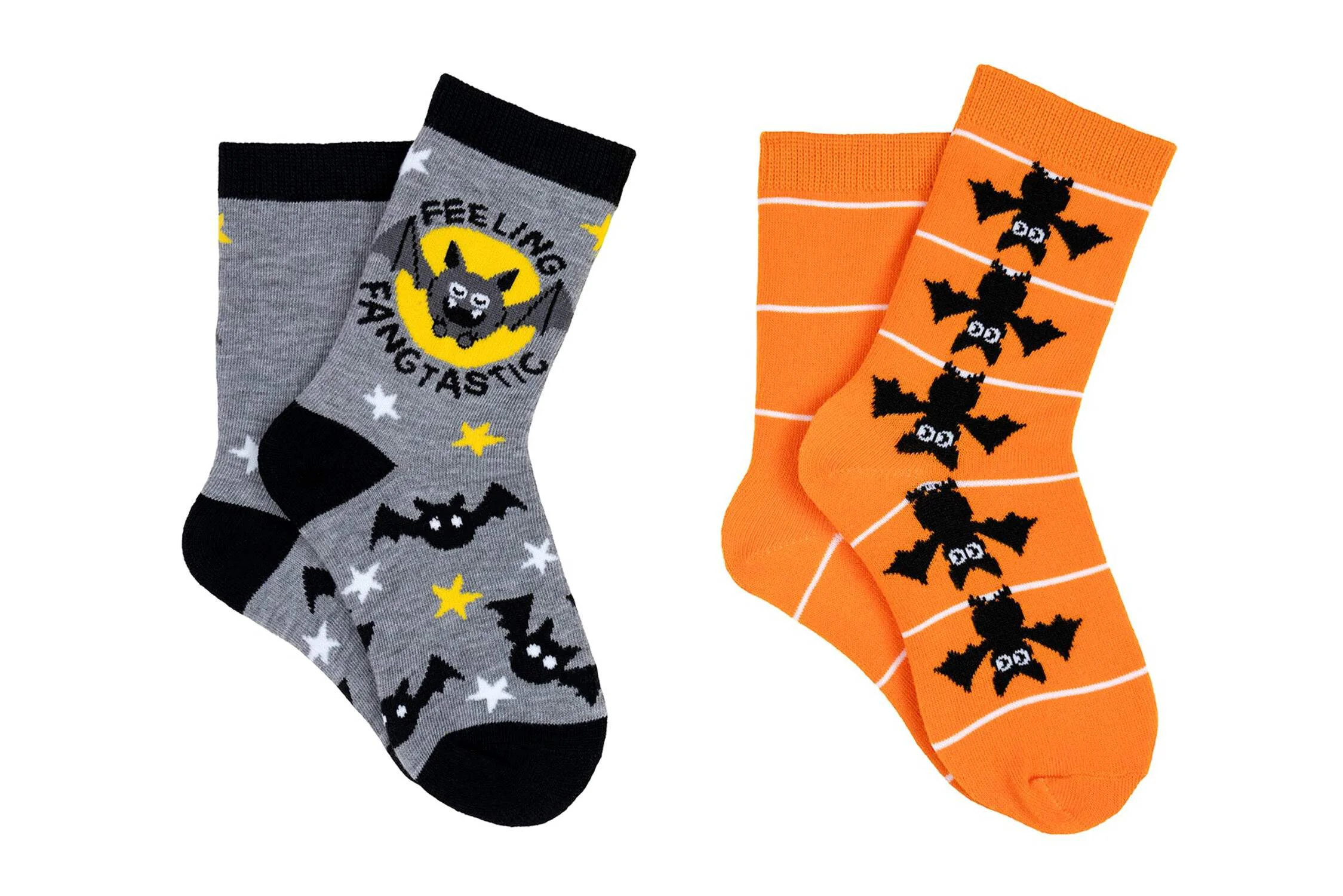 Everything Legwear Halloween Boys Bat 2 Pair Crew Socks | Walmart (US)