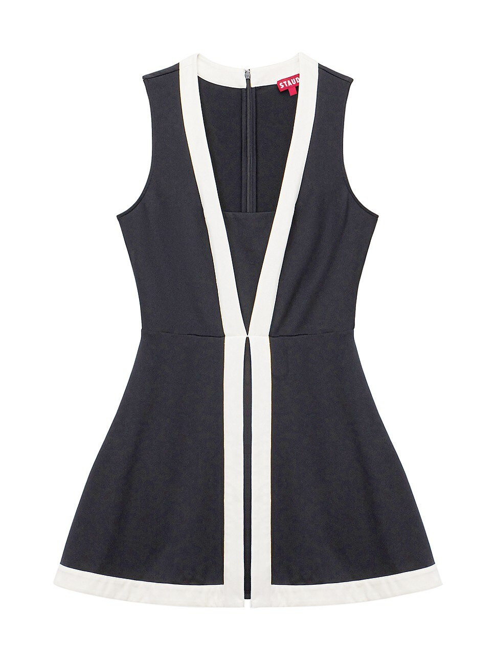 STAUD COURT Cross-Court Two-Tone Minidress | Saks Fifth Avenue