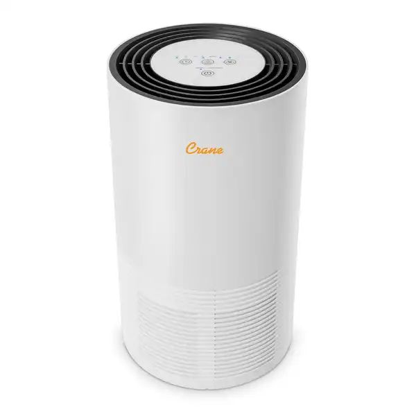 Crane True HEPA Air Purifier with UV Light for Rooms up to 300 sq. ft. - On Sale - Overstock - 32... | Bed Bath & Beyond